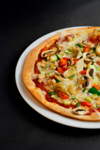 Fotografía gastronómica de pizza en Valencia