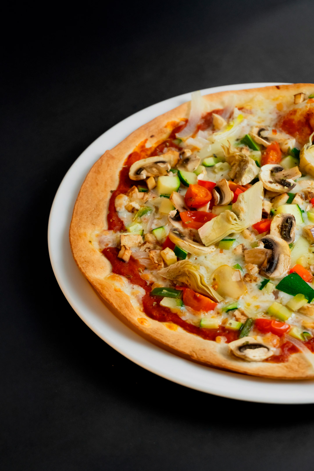 Fotografía gastronómica de pizza en Valencia